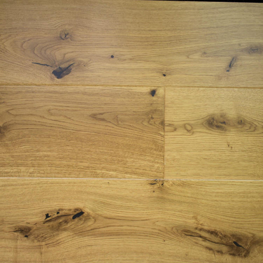 Hatfield Rustic Oak Engineered Plank - Matt Lacquer Finish