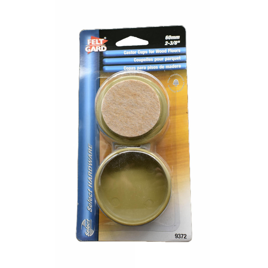 Feltgard Felt Based Castor Cups 60mm Diameter Floor Protection