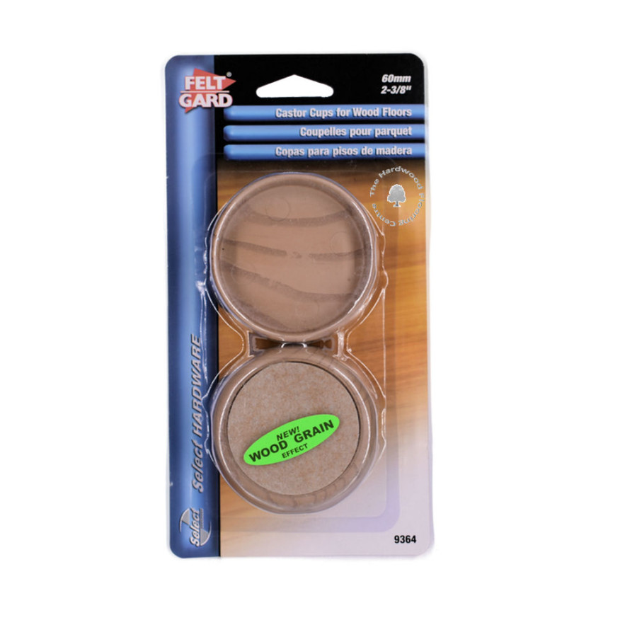 Feltgard Felt Based Castor Cups 60mm Diameter Floor Protection