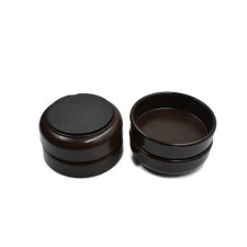 Brown Non-slip Castor Cups 60mm