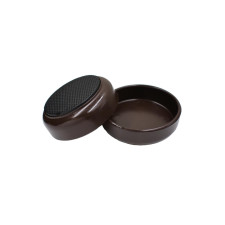 Brown Non-slip Castor Cups 60mm