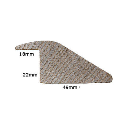 Solid Oak Ramp Threshold Strip - 22mm Rebate Solid Oak Ramp Threshold Strip - 22mm Rebate