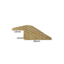 Solid Hardwood Ramp Strip 12mm rebate