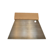 Adhesive spreader A1 Trowel and A2 Trowel for pressure sensitive, Acrylic, High Temperature or Epoxy Adhesives  B1 notched trowel for Carpet Adhesives
