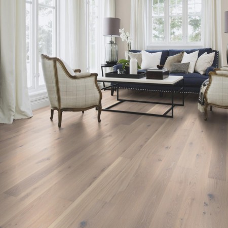 Boen Oak Pale White Engineered Plank Floors