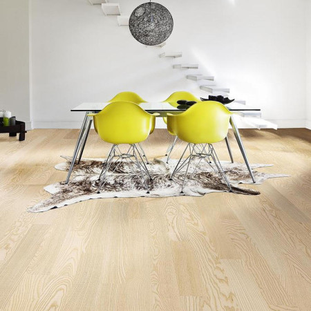 Falsterbo 2-strip Whitewashed Ash Flooring